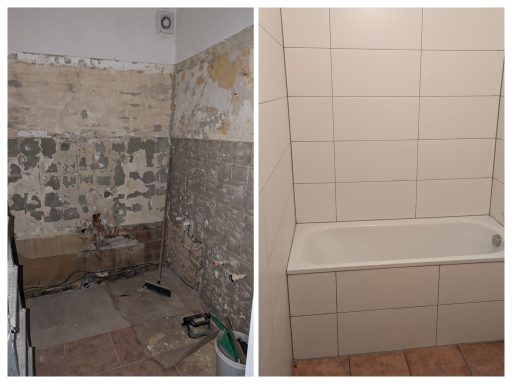 Badezimmer Renovierung 